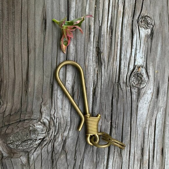 The Best Made Co. Brass Fish Hook Key Ring - Picture 5 of 10